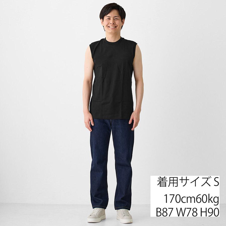 ヘインズ シロ Tシャツ スリーブレス HM3-B201 SHIRO 白 Hanes クルーネック 厚手 メンズ レディース カットソー 母の日 ギフト プレゼント | Hanes | 07