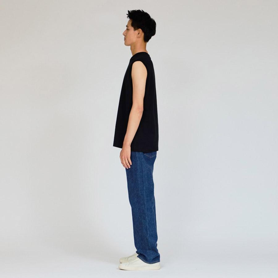 ヘインズ クロ Tシャツ スリーブレス HM3-B202 KURO 黒 Hanes クルーネック 厚手 メンズ レディース ユニセックス カットソー ノースリーブ 袖なし | Hanes | 10