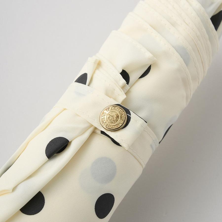 1/5+4%クーポン1000円 トラディショナル ウェザーウェア 折りたたみ傘 Bamboo Mini 晴雨兼用 水玉 ドット SLGGO0259BU Traditional Weatherwear 男女兼用 | Traditional Weatherwear | 07