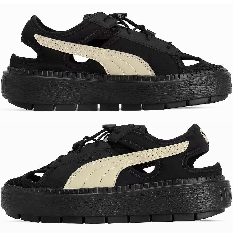 本日爆買 最大+7% プーマ サンダル バスケット プラットフォーム トレース ライト ミュール Puma Basket Platform Mule レディース 382872 厚底 | PUMA | 11