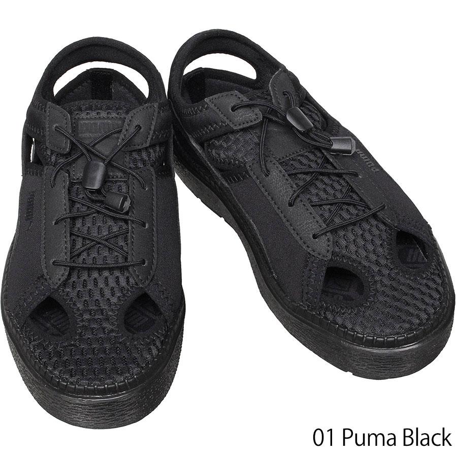 本日爆買 最大+7% プーマ サンダル バスケット プラットフォーム トレース ライト ミュール Puma Basket Platform Mule レディース 382872 厚底 | PUMA | 01