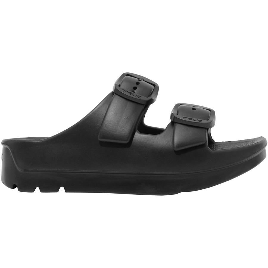 本日爆買 最大+7% テリック スポーツサンダル W-Buckle2 ダブルバックル2 Telic リカバリーサンダル コンフォートサンダル ブラック アイボリー | TELIC | 04