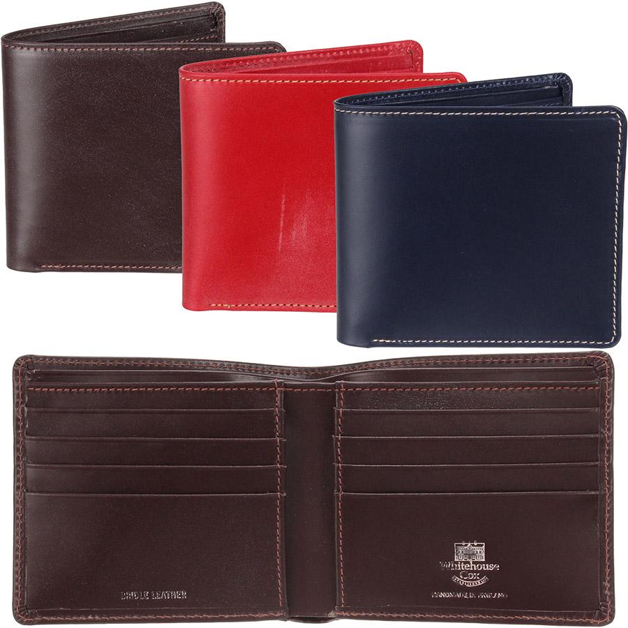 1/5+4%クーポン1000円 ホワイトハウスコックス 二つ折り財布 S8772 Whitehousecox 二つ折り 財布 8772 ブライドルレザー メンズ Whitehouse Cox | Whitehouse Cox