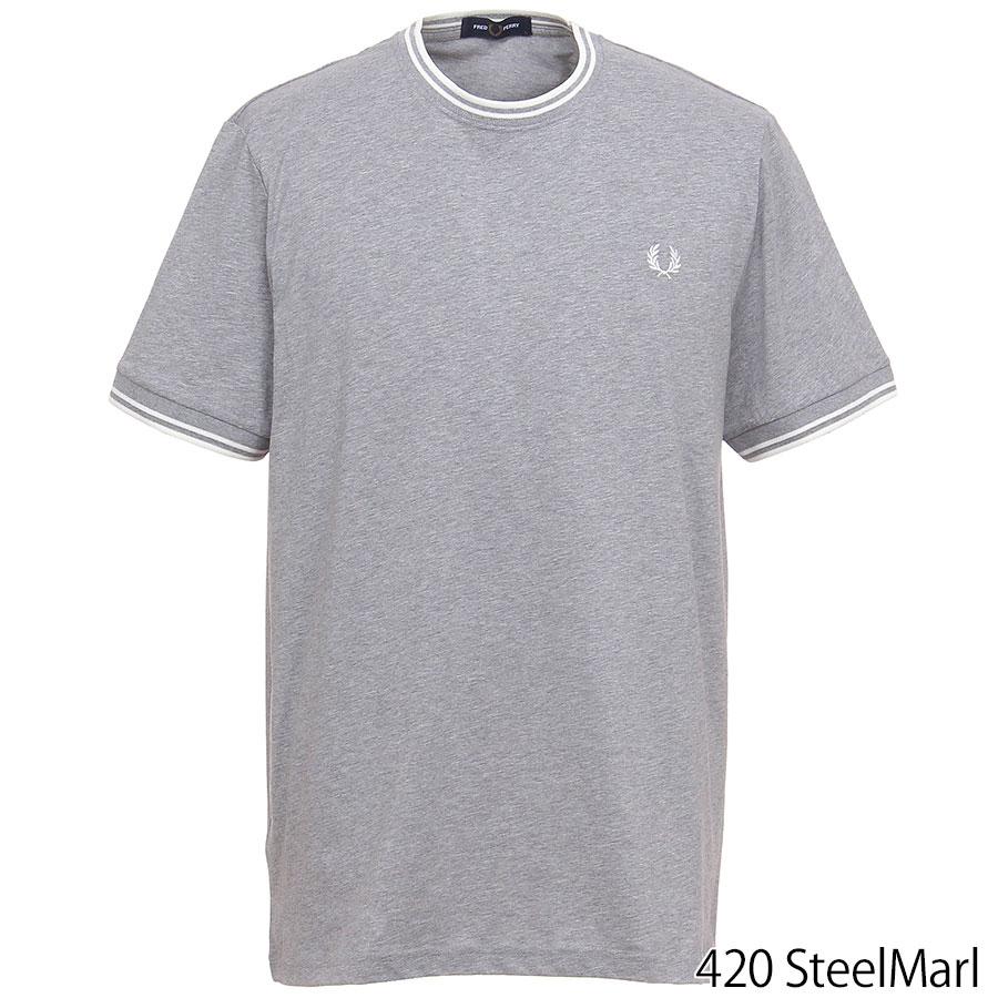 2/5+4%クーポン1000円 フレッドペリー Fredperry Tシャツ M1588 T-Shirt Fred Perry フレッド ペリー ツイン ティップド メンズ レディース | FRED PERRY | 04