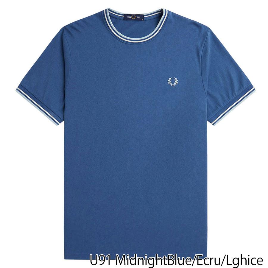 2/5+4%クーポン1000円 フレッドペリー Fredperry Tシャツ M1588 T-Shirt Fred Perry フレッド ペリー ツイン ティップド メンズ レディース | FRED PERRY | 05