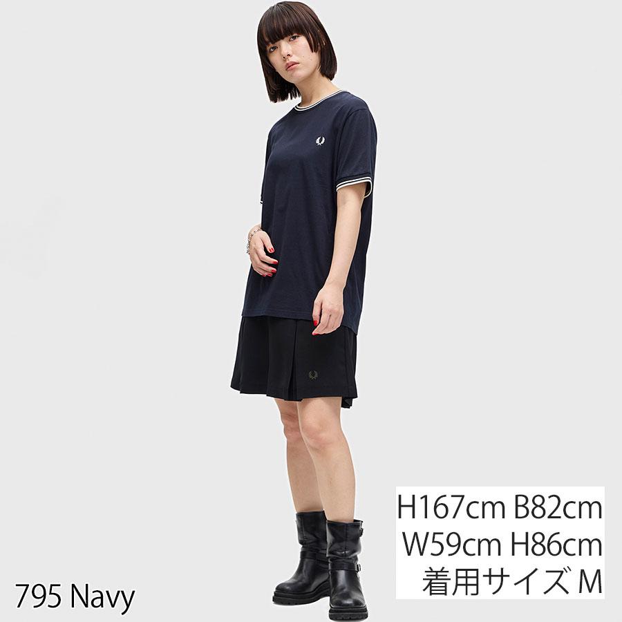 2/5+4%クーポン1000円 フレッドペリー Fredperry Tシャツ M1588 T-Shirt Fred Perry フレッド ペリー ツイン ティップド メンズ レディース | FRED PERRY | 16