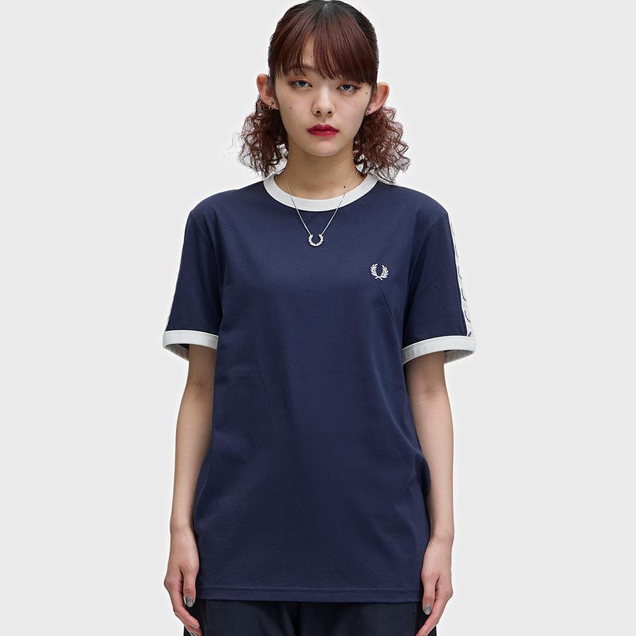 フレッドペリー Fredperry Tシャツ M4620 Taped Ringer T-Shirt Fred Perry フレッド ペリー テープドリンガー メンズ レディース 母の日 ギフト プレゼント | FRED PERRY | 12