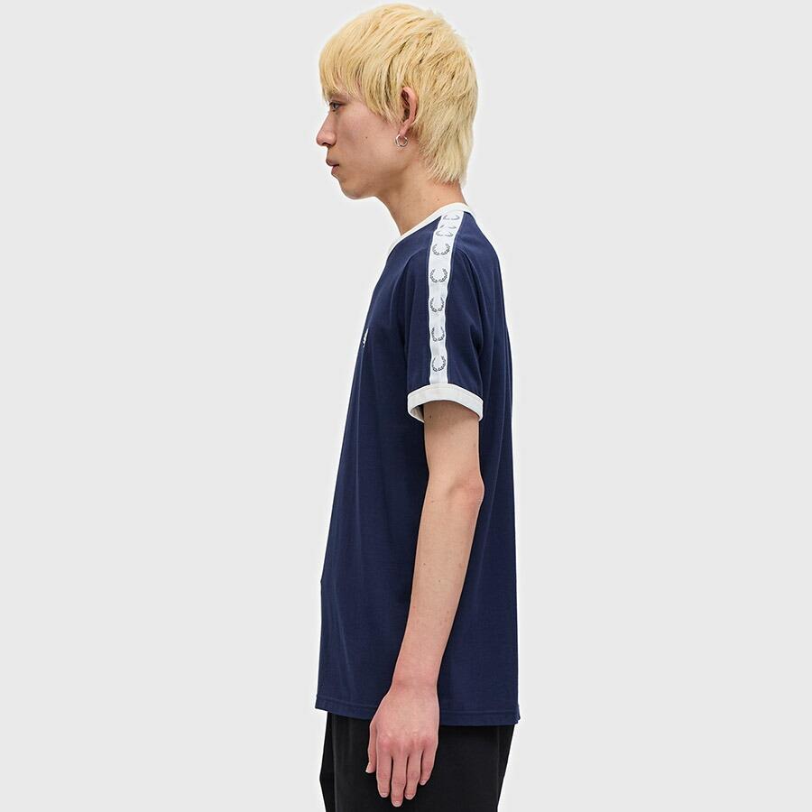 フレッドペリー Fredperry Tシャツ M4620 Taped Ringer T-Shirt Fred Perry フレッド ペリー テープドリンガー メンズ レディース | FRED PERRY | 17