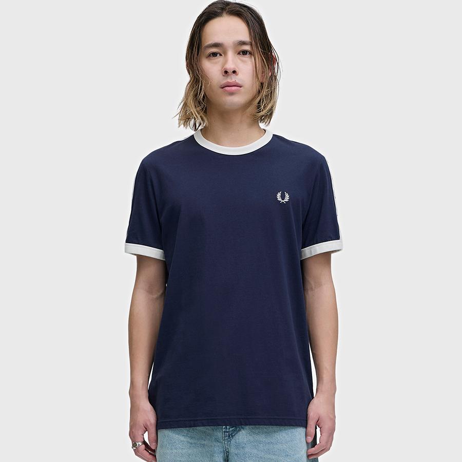 フレッドペリー Fredperry Tシャツ M4620 Taped Ringer T-Shirt Fred Perry フレッド ペリー テープドリンガー メンズ レディース 母の日 ギフト プレゼント | FRED PERRY | 09