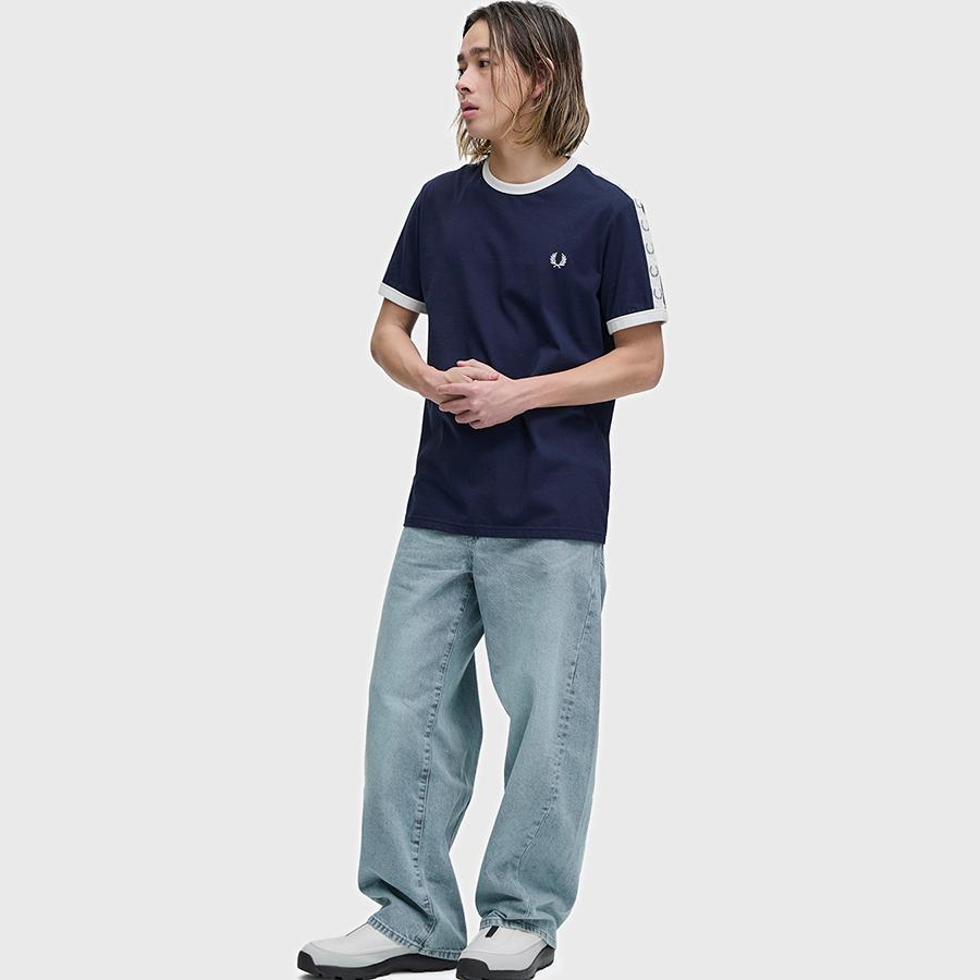 フレッドペリー Fredperry Tシャツ M4620 Taped Ringer T-Shirt Fred Perry フレッド ペリー テープドリンガー メンズ レディース 母の日 ギフト プレゼント | FRED PERRY | 10