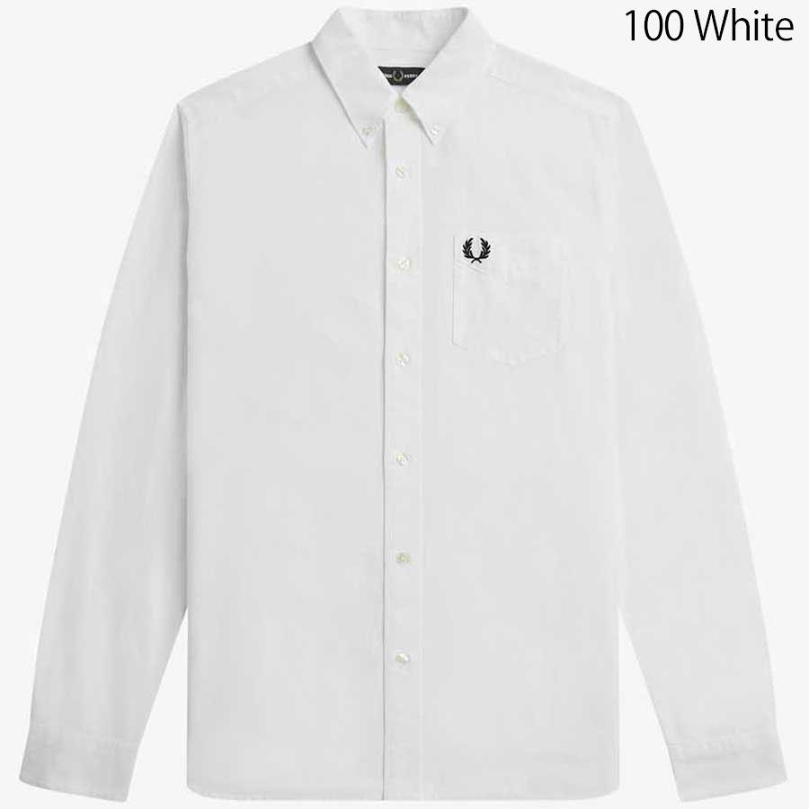 12/28プレミアム会員+5% フレッドペリー Fredperry シャツ 長袖 M5516 Fred perry オックスフォードシャツ ボタンダウンシャツ メンズ レディース | FRED PERRY | 01