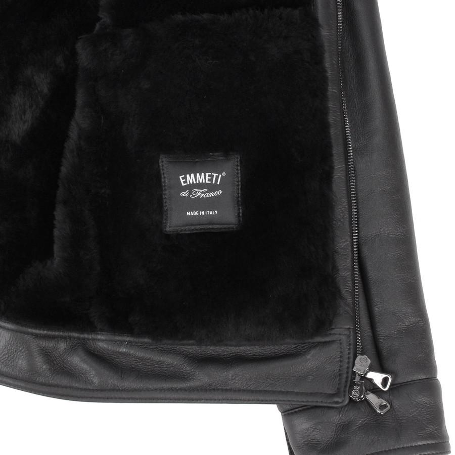 エンメティ シングルライダースジャケット Juri Mouton Sp Mouton レザー Emmeti シングル ライダース ジャケット ムートン | EMMETI | 16