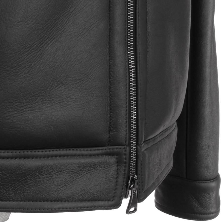 エンメティ シングルライダースジャケット Juri Mouton Sp Mouton レザー Emmeti シングル ライダース ジャケット ムートン | EMMETI | 09