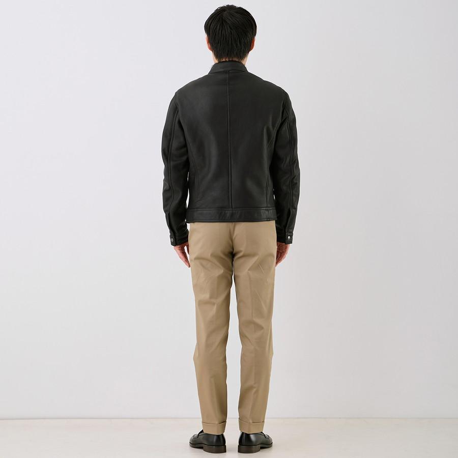 エンメティ シングルライダースジャケット Juri Mouton Sp Mouton レザー Emmeti シングル ライダース ジャケット ムートン | EMMETI | 05