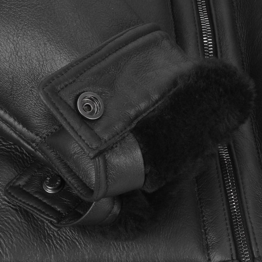 エンメティ シングルライダースジャケット Juri Mouton Sp Mouton レザー Emmeti シングル ライダース ジャケット ムートン | EMMETI | 12