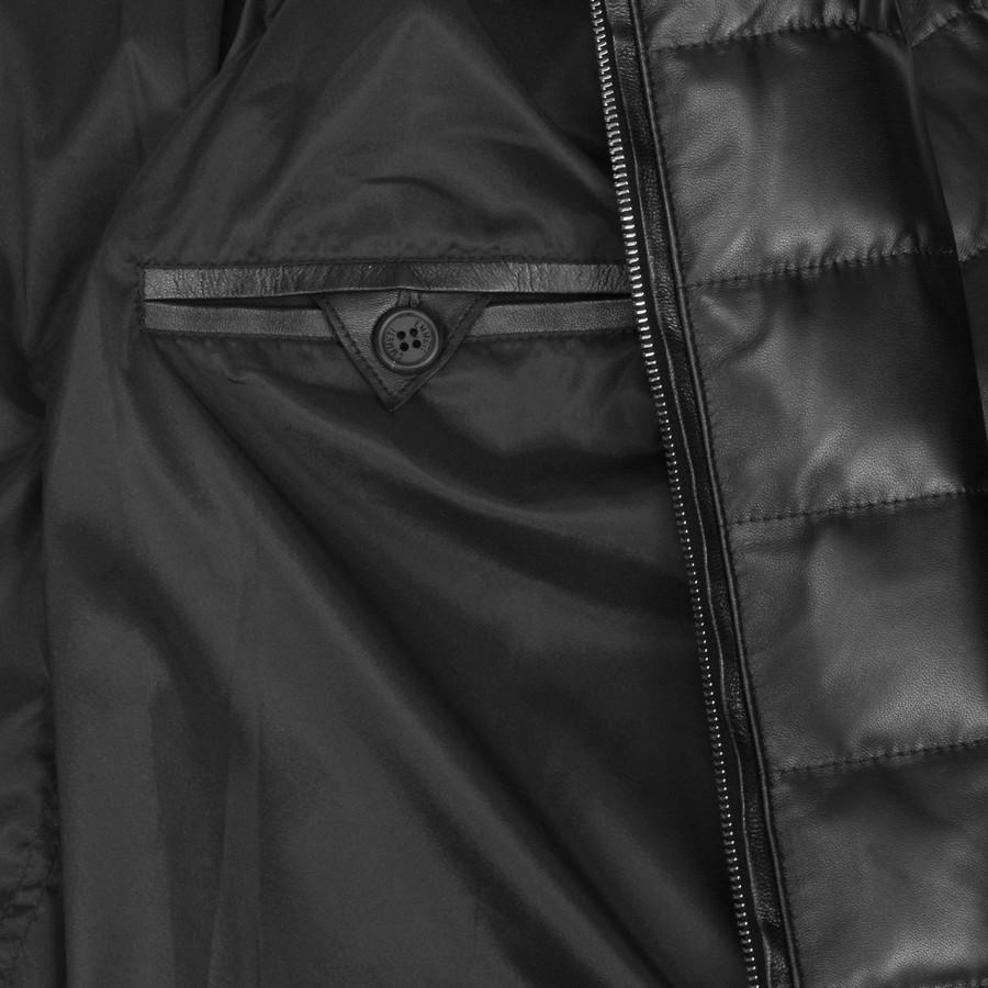 1/8ハッピーアワー+4% エンメティ シングルライダース ダウンジャケット Juri Down Nappa レザー Emmeti ユリ シングル ライダース ナッパ メンズ | EMMETI | 14