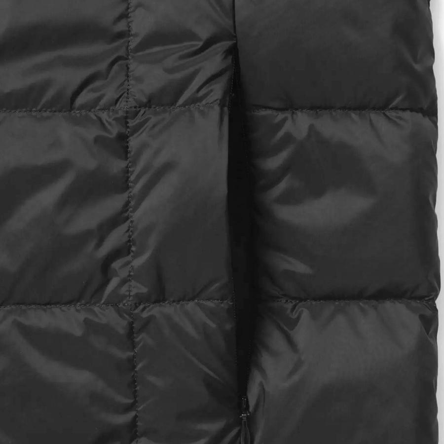 タイオン ロングダウンベスト W001-Long Taion Vネックボタン インナー ロング ダウン ベスト V Neck Long Down Vest レディース | TAION | 09