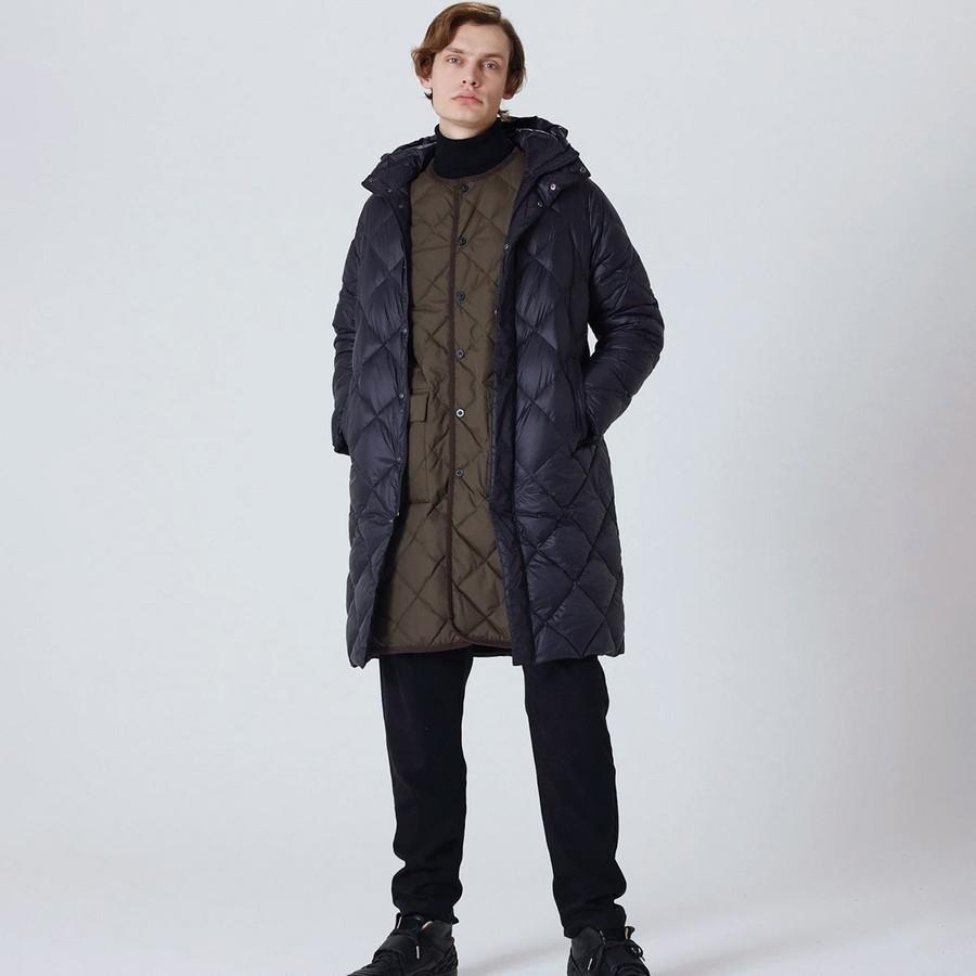 2/11感謝デー最大+5% タイオン ダウンジャケット 106coci Taion シティ フード ロング ダウン ジャケット City Hood Long Down ダウンコート コート | TAION | 15