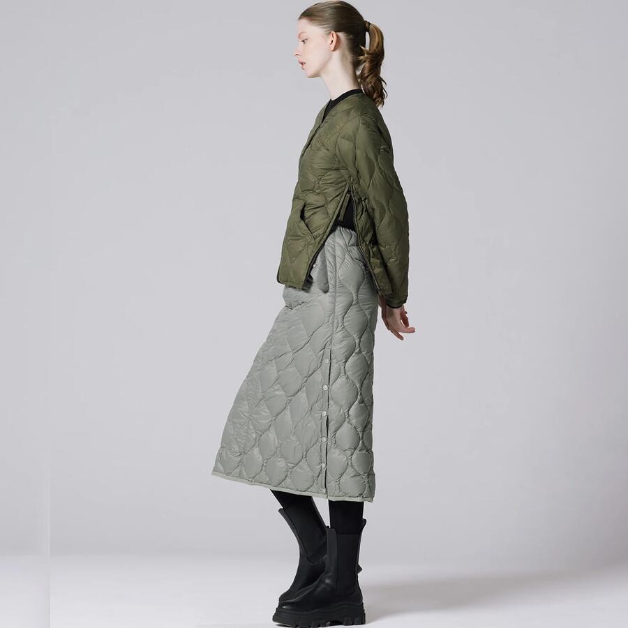 2/11感謝デー最大+5% タイオン ダウンジャケット 101alszml-1 Taion ミリタリー VネックWジップ ダウンジャケット Military V W-Zip Down メンズ レディース | TAION | 09