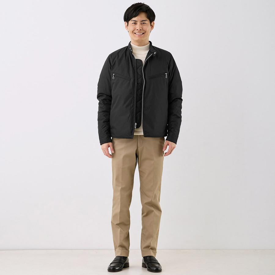 Schott N.Y.C ショット タイオン シングルライダースダウン Schott N.Y.C ショット タイオン シングルライダースダウン