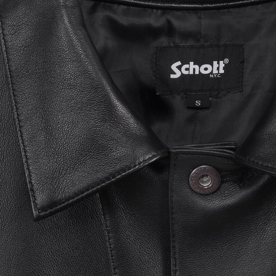 ショット ラムレザー カバーオール ジャケット 3111050 7825950012 Schott Lamb Leather Coverall Jacket シングル 羊革 メンズ | Schott N.Y.C | 08