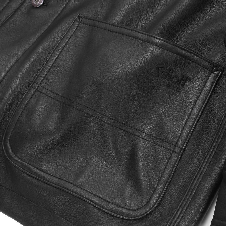 ショット ラムレザー カバーオール ジャケット 3111050 7825950012 Schott Lamb Leather Coverall Jacket シングル 羊革 メンズ | Schott N.Y.C | 10