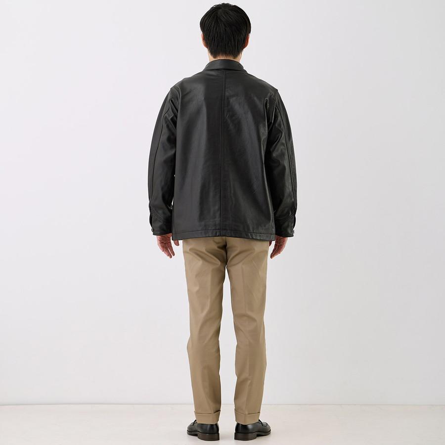 ショット ラムレザー カバーオール ジャケット 3111050 7825950012 Schott Lamb Leather Coverall Jacket シングル 羊革 メンズ | Schott N.Y.C | 05