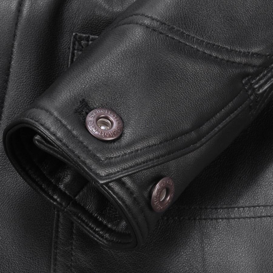 ショット ラムレザー カバーオール ジャケット 3111050 7825950012 Schott Lamb Leather Coverall Jacket シングル 羊革 メンズ | Schott N.Y.C | 13