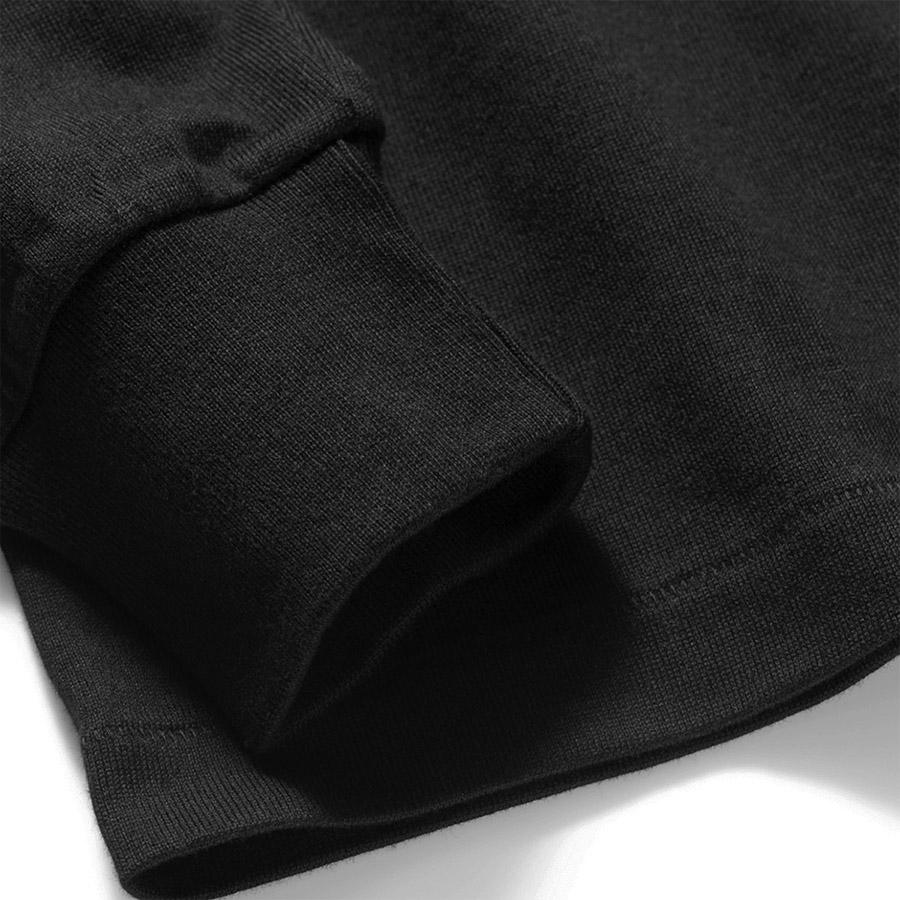 ヘインズ シロ クロ Tシャツ 長袖 HM4-A201 SHIRO 白 HM4-C201 KURO 黒 Hanes クルーネック 厚手 メンズ レディース | Hanes | 16