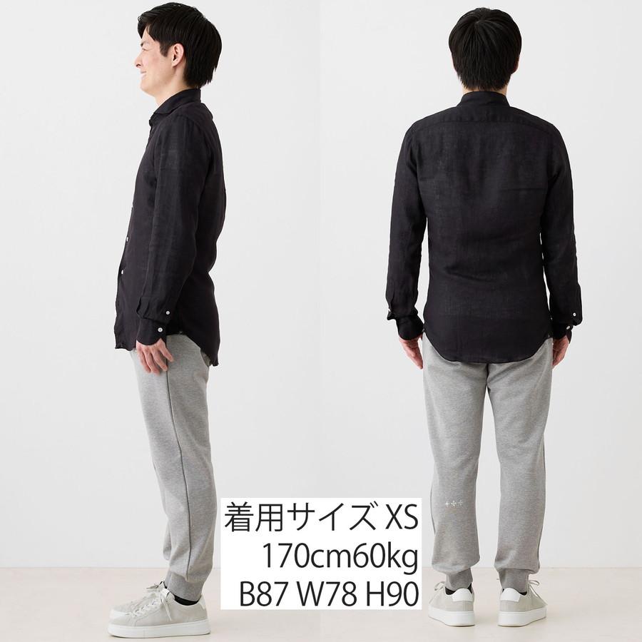 フィナモレ リネンシャツ 長袖 Simone Bali J ワイドスプレッド C0649 Finamore シモーネ バーリ J カッタウェイカラー メンズ 父の日 ギフト プレゼントの画像