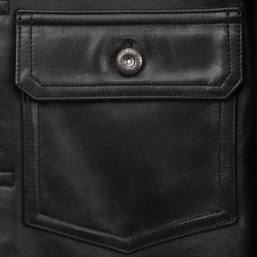 ショット シープレザー トラッカージャケット 1st Tracker Jacket 7825950015 Schott 革ジャン 羊革 レザージャケット メンズ | Schott N.Y.C | 03