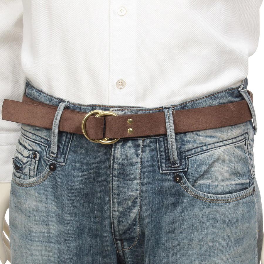 ベオーマ スエードレザーダブルリングベルト B0209 幅25mm Beorma 0209 スウェード メンズ ホワイトハウスコックス の職人による |  | 04