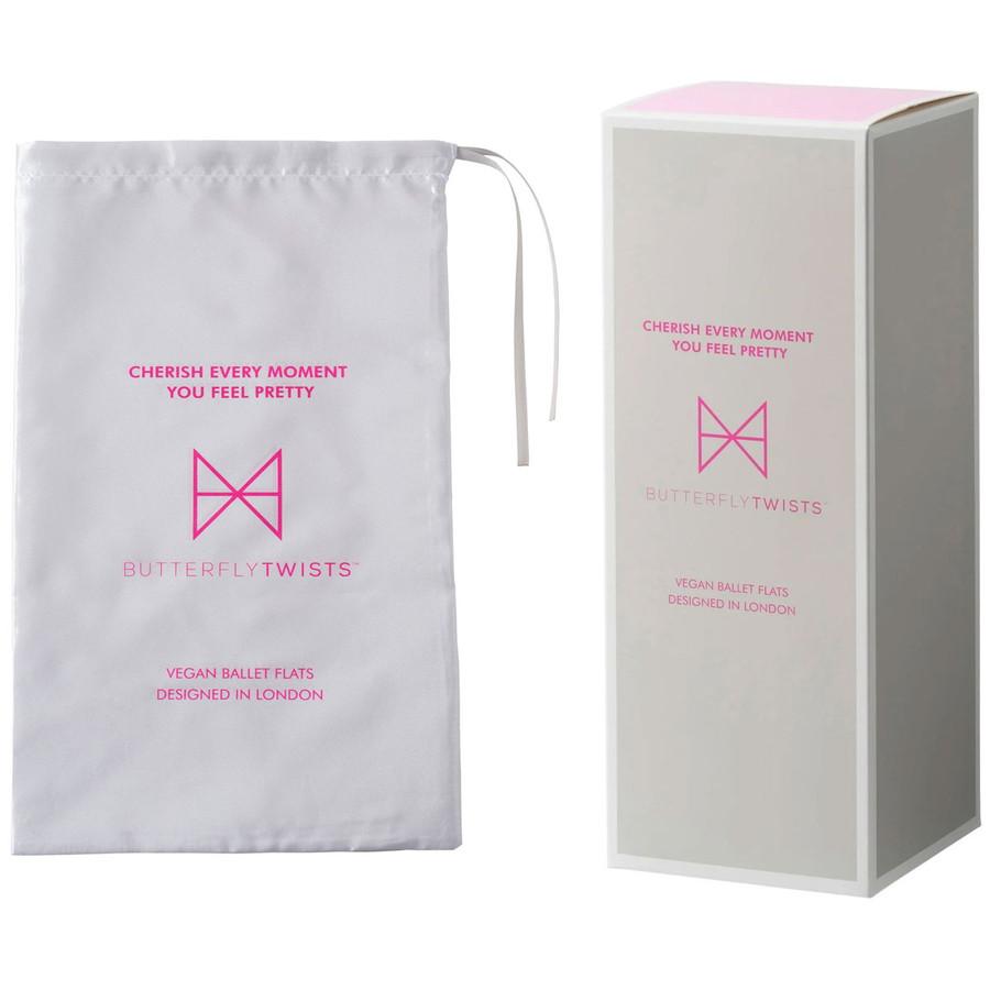 バタフライツイスト パンプス ロッティー チュール Lottie Tulle 24303TU ButterflyTwists ブラックドット 折りたたみ フラット | BUTTERFLY TWISTS | 08