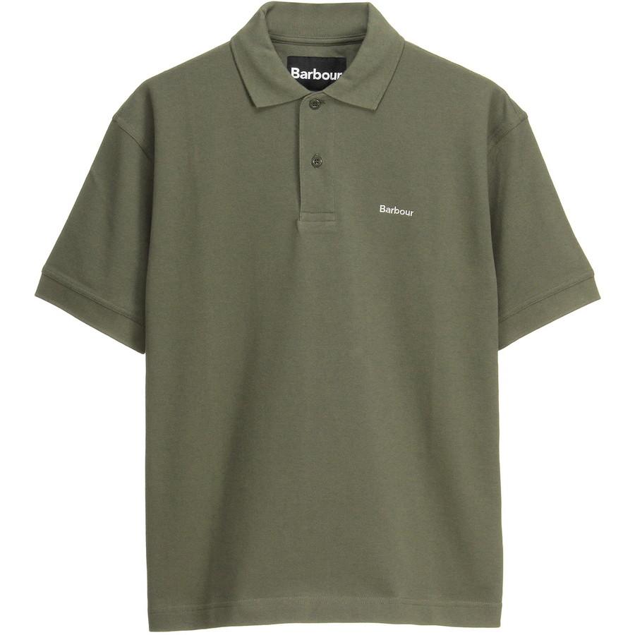 バブアー ロゴ ポロシャツ 半袖 Hexham オーバーサイズ MML1469 Barbour 鹿の子 メンズ レディース | Barbour | 03