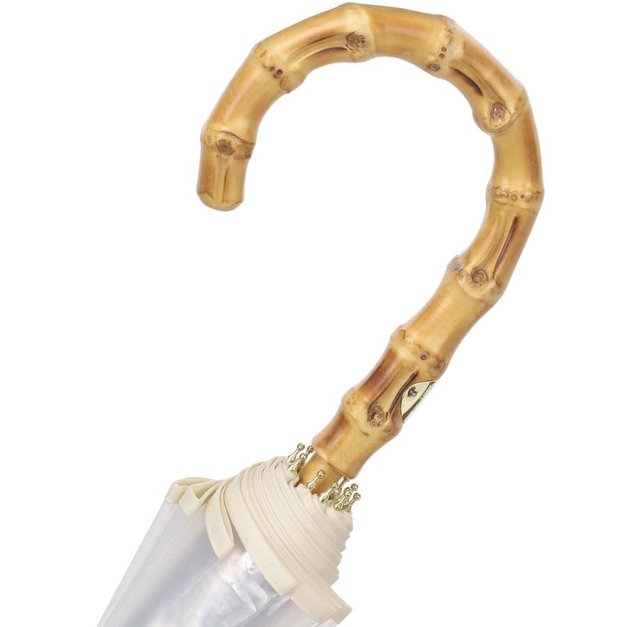 1/4プレミアム会員+5% トラディショナルウェザーウェア 長傘 Bamboo SLGGO0174 Traditional Weatherwear クリア バンブー ビニール傘 軽量 メンズ レディース | Traditional Weatherwear | 16