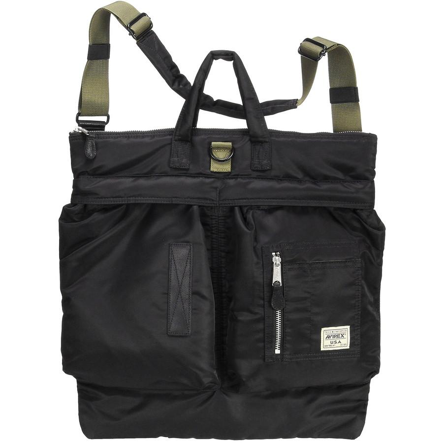 アビレックス ニュー フライト ナイロン ミディアム ヘルメットバッグ 7834976011 アヴィレックス Avirex 2WAY ショルダー | AVIREX | 01