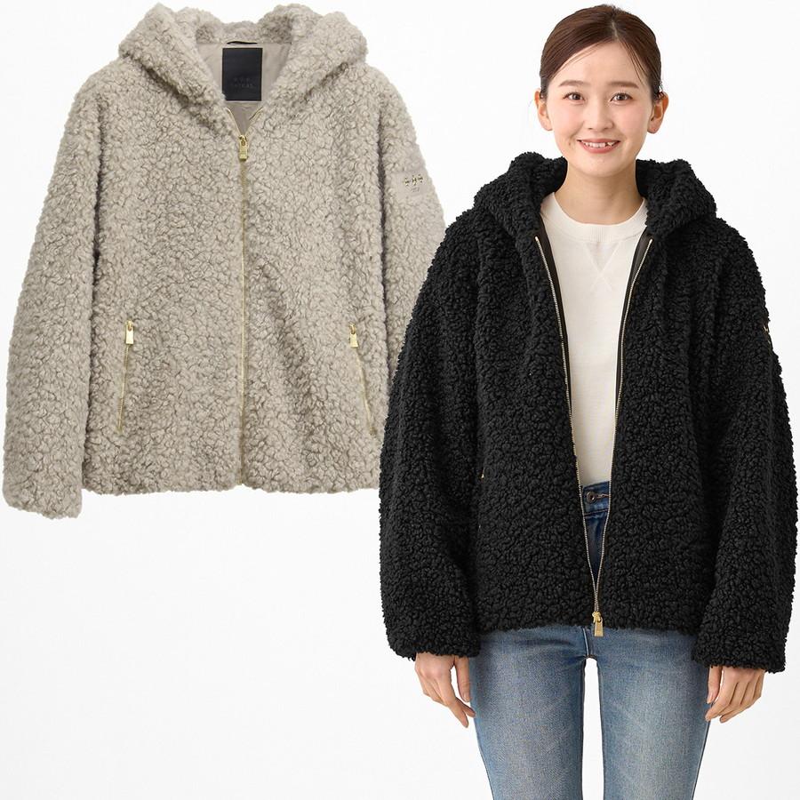 超美品 タトラス TATRAS ブルゾン リボン ブラック サイズ2 TATRAS（タトラス） 12/22感謝デー最大+5% イパマ Ipama ボア ブルゾン