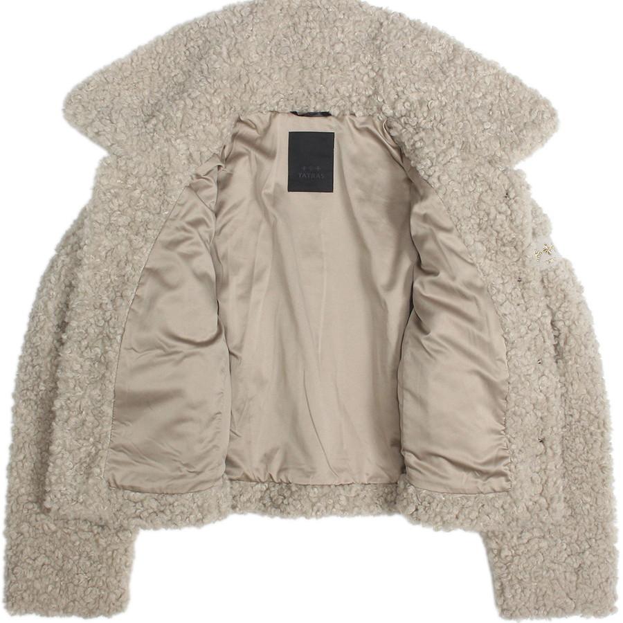 タトラス ママテータ Mamateta ボア ブルゾン Ljxa0043033588 Tatras ボアブルゾン ブラック ライトグレー アイボリー レディース | TATRAS | 16