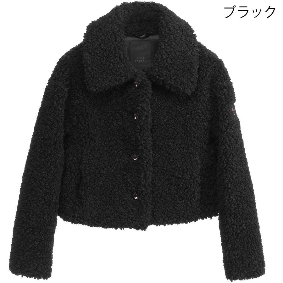 タトラス ママテータ Mamateta ボア ブルゾン Ljxa0043033588 Tatras ボアブルゾン ブラック ライトグレー アイボリー レディース | TATRAS | 01