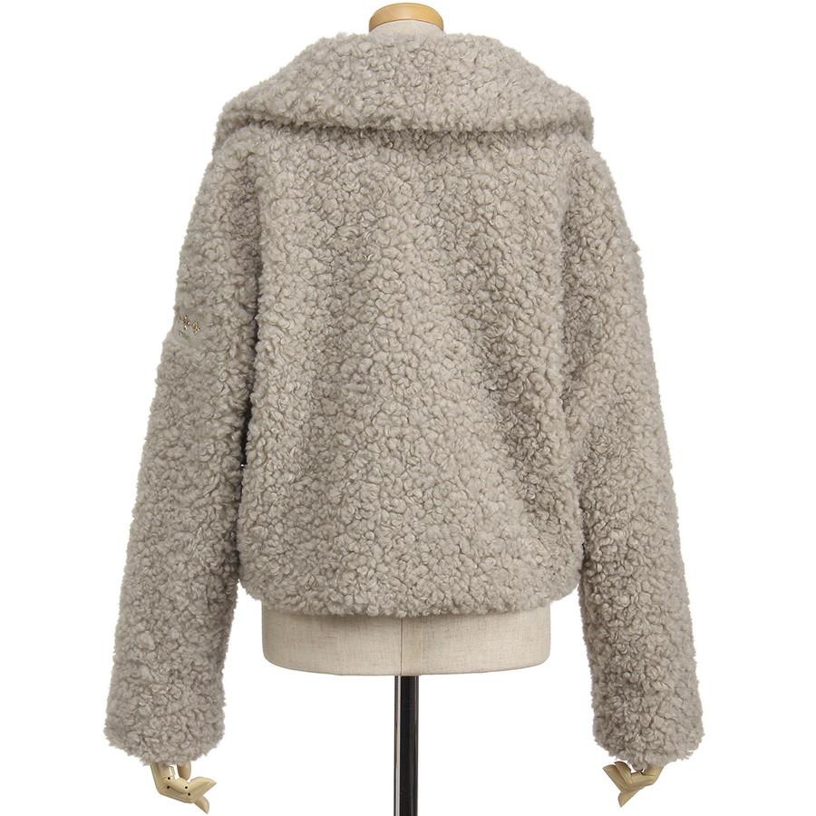 タトラス ママテータ Mamateta ボア ブルゾン Ljxa0043033588 Tatras ボアブルゾン ブラック ライトグレー アイボリー レディース | TATRAS | 09