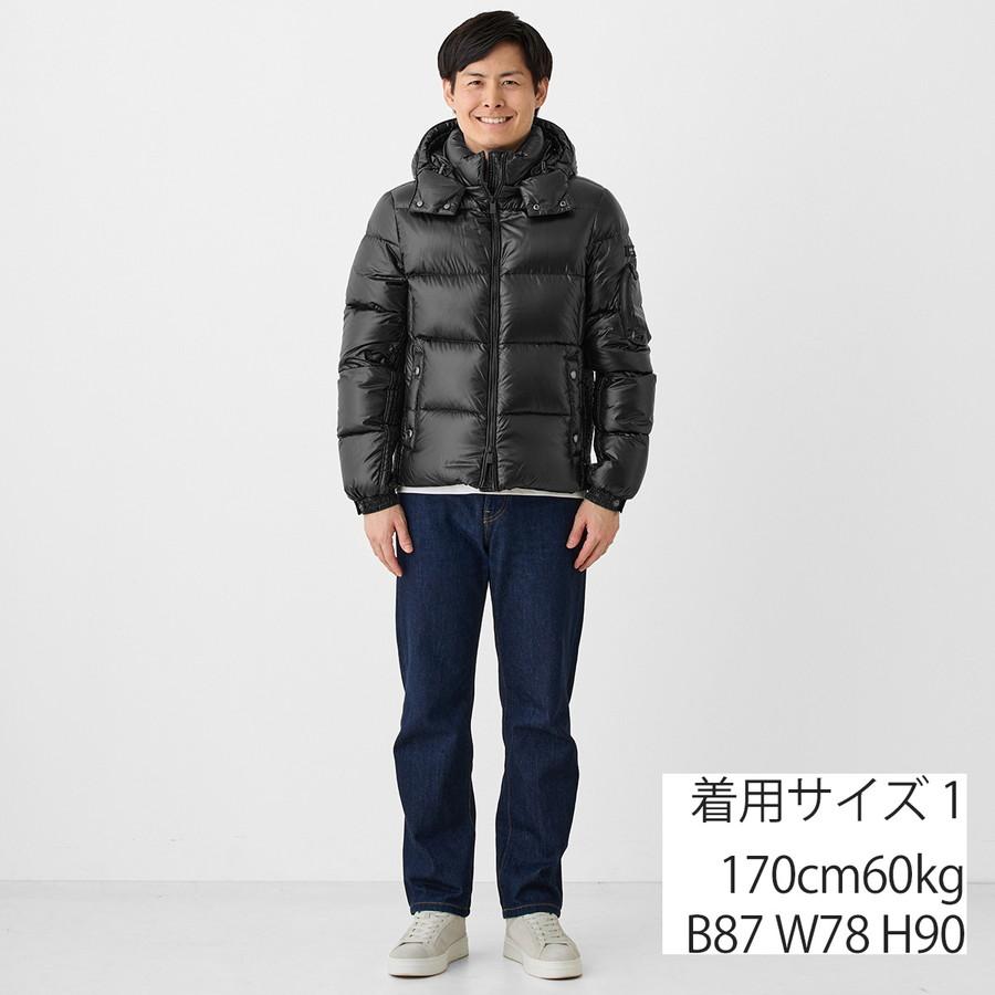 極美品 L 23aw タトラス ベルボ ダウンジャケット 黒 フード シャイニー TATRAS タトラス ダウンジャケット BELBO ベルボ MJXA0001013588