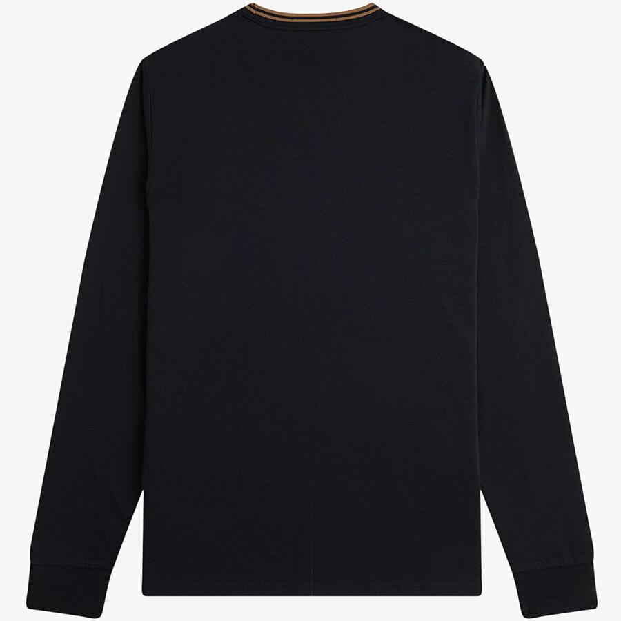 フレッドペリー Fredperry Tシャツ 長袖 クルーネック ツイン テープド Long Sleeve T-Shirt M9602 長袖 メンズ レディース | FRED PERRY | 14