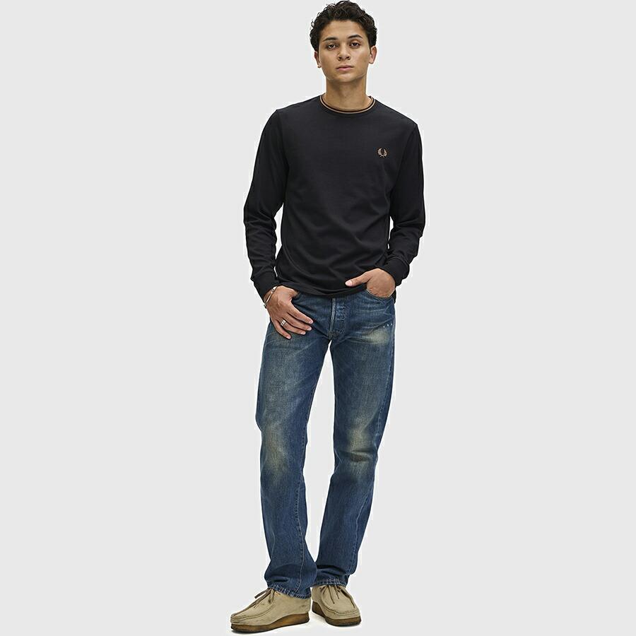 フレッドペリー Fredperry Tシャツ 長袖 クルーネック ツイン テープド Long Sleeve T-Shirt M9602 長袖 メンズ レディース | FRED PERRY | 15