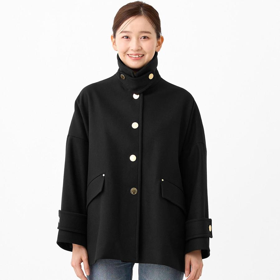 マッキントッシュ レディース コート ハンビー ショート Humbie Short L252MO1182F2K Mackintosh メルトン ウール ステンカラーコート | Mackintosh | 04