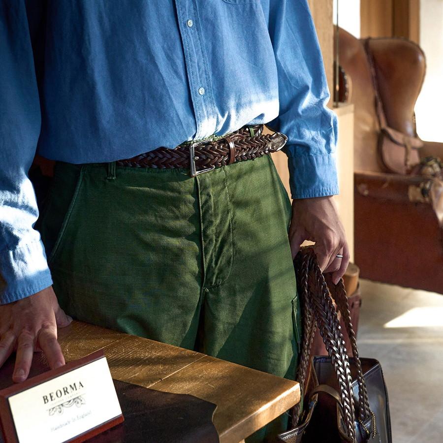 ベオーマ メッシュベルト P0300 幅34mm Beorma メッシュ プンターレ ベルト 0300 メンズ ホワイトハウスコックス の職人による |  | 13