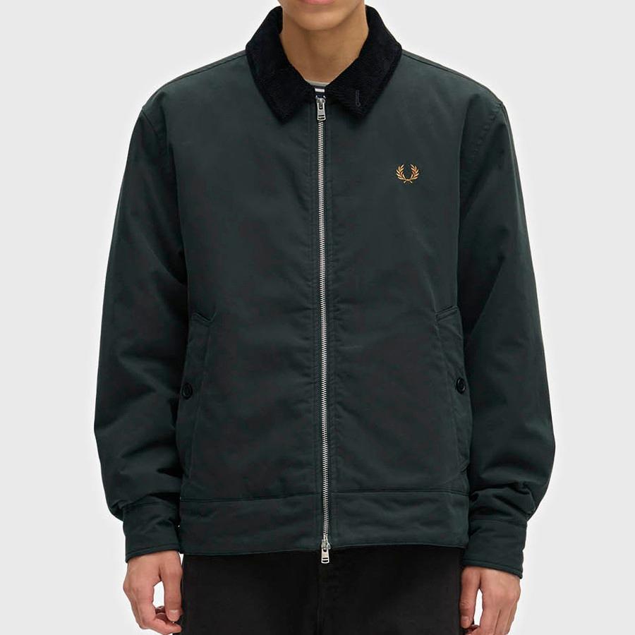 フレッドペリー コットン・キャバン J8535 Fredperry Cotton Caban Jacket 8535 Fred Perry フレッド ペリー メンズ 中綿入り カバンジャケット ブルゾン | FRED PERRY | 14
