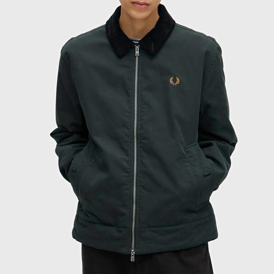 フレッドペリー コットン・キャバン J8535 Fredperry Cotton Caban Jacket 8535 Fred Perry フレッド ペリー メンズ 中綿入り カバンジャケット ブルゾン | FRED PERRY | 17