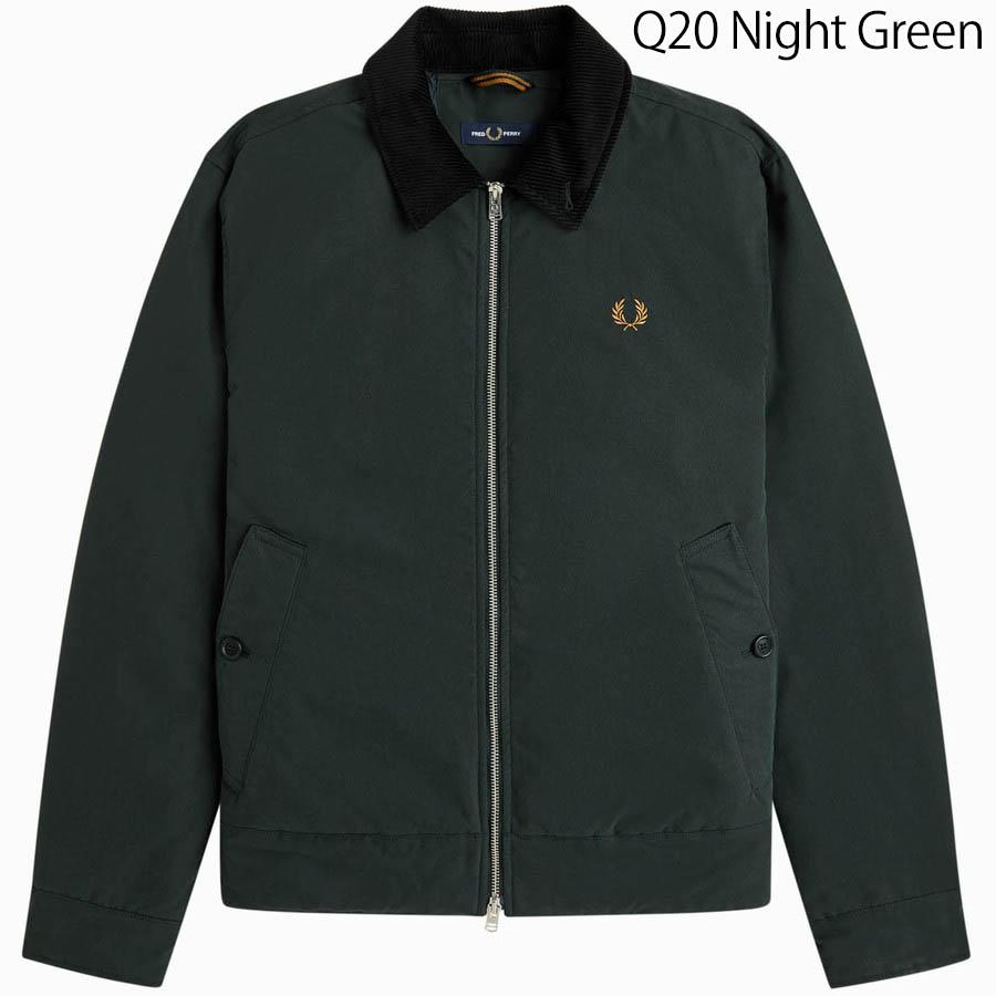 フレッドペリー コットン・キャバン J8535 Fredperry Cotton Caban Jacket 8535 Fred Perry フレッド ペリー メンズ 中綿入り カバンジャケット ブルゾン | FRED PERRY | 02