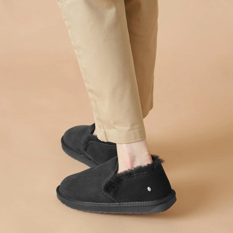 12/28プレミアム会員+5% エミュ スリッポンシューズ スティンガーリーフ Stinger Reef W12714 Emu スウェード ボア スエード レディース | EMU Australia | 07