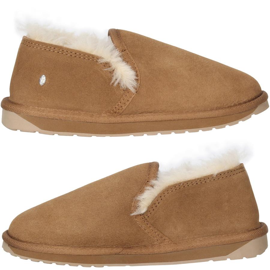 12/28プレミアム会員+5% エミュ スリッポンシューズ スティンガーリーフ Stinger Reef W12714 Emu スウェード ボア スエード レディース | EMU Australia | 09